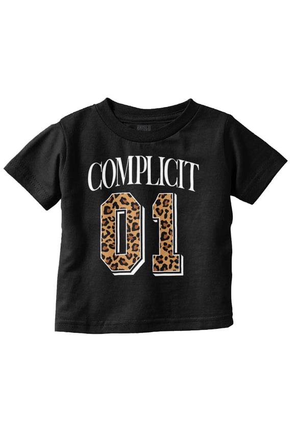 Leopard Animal Print Complicit 01 Toddler Boy Girl T Shirt Infant Toddler Brisco Brands 4T