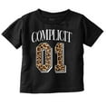 thumbnail image 1 of Leopard Animal Print Complicit 01 Toddler Boy Girl T Shirt Infant Toddler Brisco Brands 6M, 1 of 1