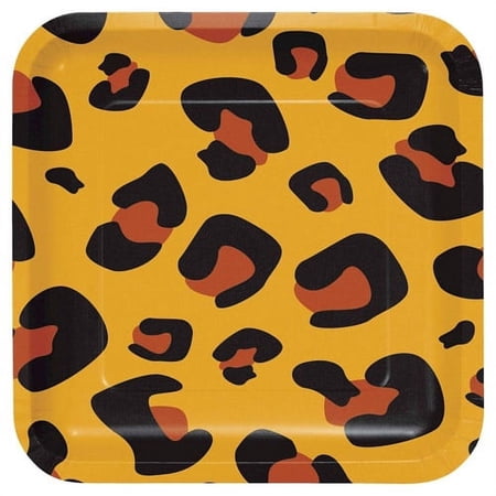 Leopard Animal Print Large Paper Plates (10ct)