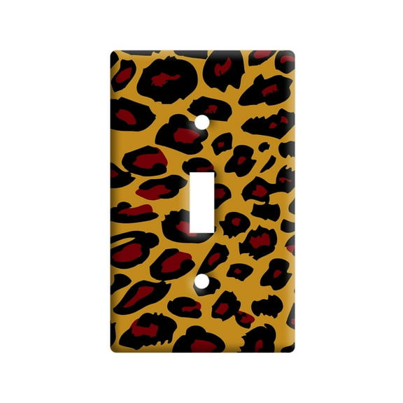 Leopard Animal Print Light Switch Plate Cover