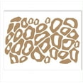 thumbnail image 1 of Leopard Animal Print Wall Vinyl Circle Stickers Rings Decals, Tan, 1 of 4