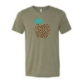 thumbnail image 1 of "Leopard Apple, Teacher Shirt, Gift For Teacher, Unisex Fit, Teaching Shirt, Leopard Print, Leopard Teacher Shirt, School Tee, Teacher Apple, Heather Olive, LARGE", 1 of 1