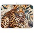 thumbnail image 1 of Leopard Baby Dish Drying Mat Dish Drainer Rack Mats Water Absorbent Non-Slip Easy Clean Heat Resistant for Kitchen Counter, 1 of 8