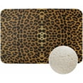 thumbnail image 1 of Leopard Bath Rugs Sexy Leopard Print Microfiber Bathroom Mat Soft Plush Shaggy Shower Mat for Bathroom Fluffy Comfortable Water Absorbent Carpet Non-Slip Machine Washable 16"X24", 1 of 16