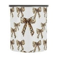 thumbnail image 1 of Leopard Bow Airtight Coffee Bean Canister 30oz Food Storage Containers with Lids For Gournd, Tea, Sugar, Flour, Rice, Cereal, Candy Cookie Jar, 1 of 8