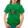 thumbnail image 1 of Leopard Butterfly Quote T-Shirt Juniors -Image by Shutterstock,  Medium, 1 of 4