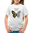thumbnail image 1 of Leopard Butterfly Quote T-Shirt Juniors -Image by Shutterstock,  x-Small, 1 of 4