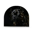 thumbnail image 1 of Leopard Cheetah Black Napkin Holder for Table Clear Napkin Stand Paper Holder Acrylic Organizer Dispenser Napkins for Dinner Kitchen Restaurant Room, 1 of 8