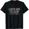 thumbnail image 1 of Leopard Cheetah Labor and Delivery Nurse Shirt L&D Nurse T-Shirt, 1 of 4