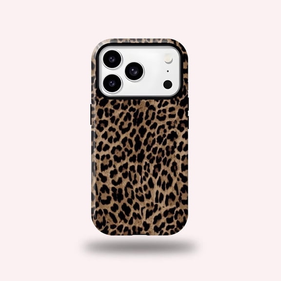 Leopard Cheetah Print Wild Jungle Pattern Animal Art G857 Compatible Phone Case for iPhone 17, 16, 15, 14, 13, 12, and 11 Pro Max