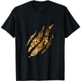 thumbnail image 1 of Leopard Cheetah Tiger Leopard Face Lion Cat Apparel T-Shirt, 1 of 5