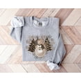 thumbnail image 1 of Leopard Christmas Tree Sweatshirt, Winter Cozy Hoodie For Women, Leopard Sweatshirt, Christmas Sweatshirt, Unisex Holiday Sweatshirt, 1 of 2
