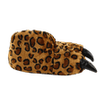 thumbnail image 1 of Leopard Claw Foot Slippers - Medium, 1 of 4