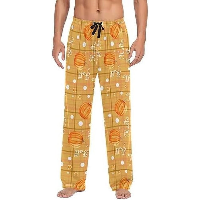Aueoeo Mens Modals Capris Pajama Pants Lightweight Long Bottoms Pants Drawstring Stright Leg Relaxed Fits Pants With Pocket