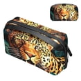 thumbnail image 1 of Leopard Digital Bag Oxford Cloth Waterproof Charger Pouch Cable Organizer Box Charger Organizer Box 5.9x9.44x3.14 in, 1 of 6