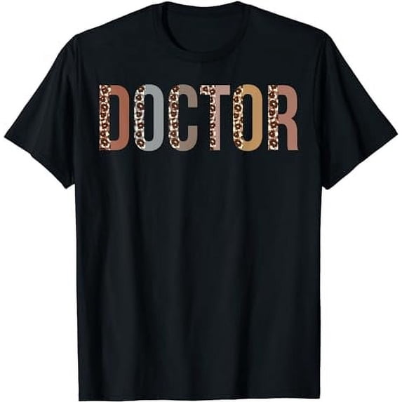 Leopard Doctor Appreciation healthcare workers T-Shirt