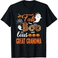 thumbnail image 1 of Leopard Fab Boo Lous Great Grandma Spooky Halloween Costume T-Shirt, 1 of 3