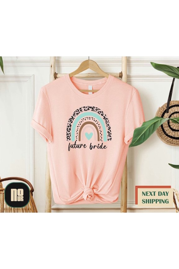 Leopard Future Bride Shirt, Bride Shirt, Groovy Bachelorette Theme Party Tee, Aesthetic Preppy Wedding, Boho Trendy Bridal Party