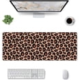 thumbnail image 1 of Leopard Gaming Mouse Pad Large Mouse Pad (31.5x11.8 Inch) Non-Slip Rubber Base Large Desk Mat Desk Protector for Home Office Gaming Work, 1 of 6