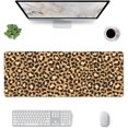 thumbnail image 1 of Leopard Gaming Mouse Pad Large Mouse Pad (31.5x11.8 Inch) Non-Slip Rubber Base Large Desk Mat Desk Protector for Home Office Gaming Work, 1 of 5