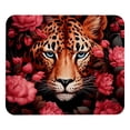 thumbnail image 1 of Leopard Gaming Mousepad Mouse Mat Desk Mat - Square, 8.3x9.8 Inch, Non-Slip Rubber Bottom, Printed, Suitable for Office and Gaming, 1 of 6