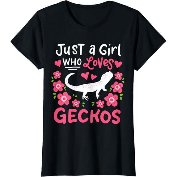 Leopard Gecko Just A Girl Who Loves Geckos Gift T-Shirt