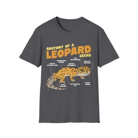 Leopard Gecko Present Anatomy Of A Leopard Gecko Novelty Unisex T-Shirt