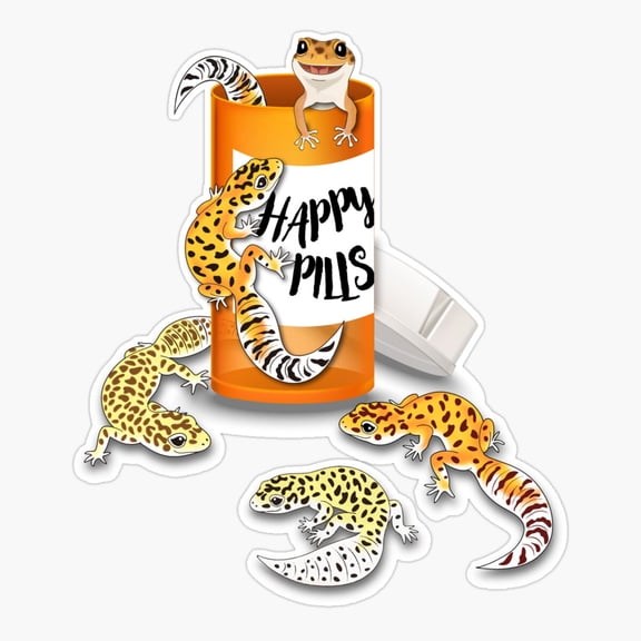 Leopard Gecko Reptile Lover Terrarium Sticker