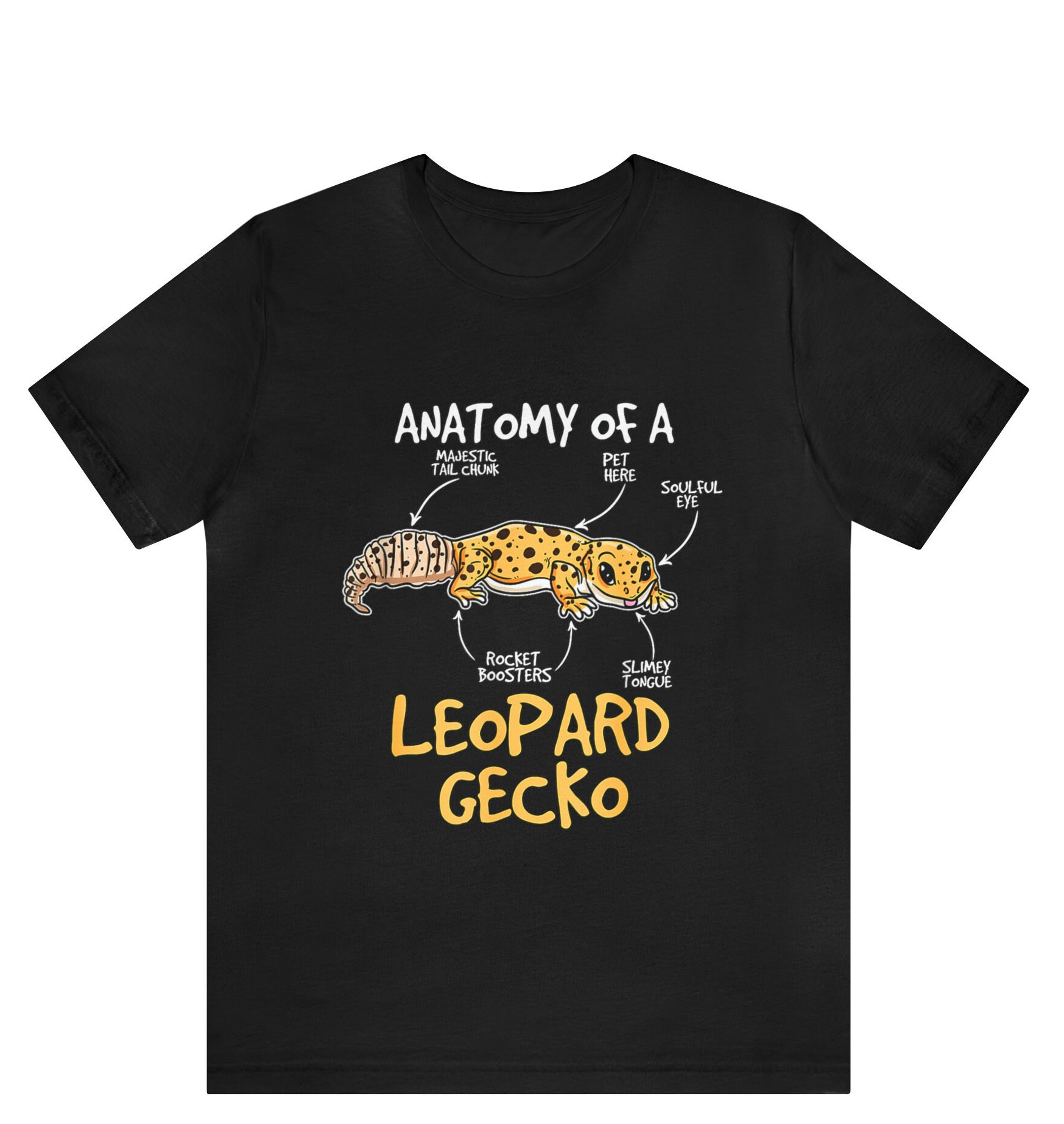 Leopard GeckoT-shirt, Anatomy Of A Leopard Gecko shirt,Cute Gecko Tee ...