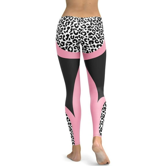 Leopard Geometric Leggings Size: XS for Women | FIERCEPULSE