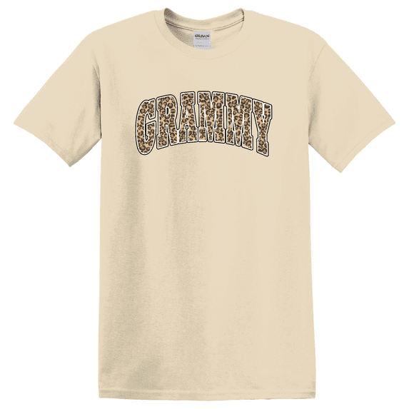 Leopard Grammy Cheetah Print Gigi Graphic T-Shirt
