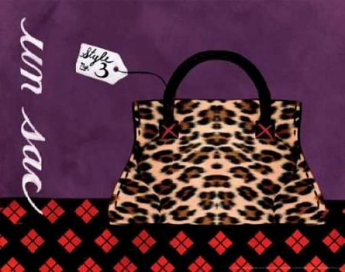 Leopard Handbag III Canvas Art - Jennifer Matla (22 x 28)