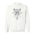 thumbnail image 1 of Leopard Head Design. Sweatshirt Men -Image by Shutterstock, Male 4X-Large, 1 of 4