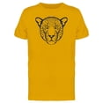 thumbnail image 1 of Leopard Head Hipster Face Grunge Tee Men's -Image by Shutterstock, 1 of 2