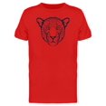 thumbnail image 1 of Leopard Head Hipster Face Grunge Tee Men's -Image by Shutterstock, 1 of 2