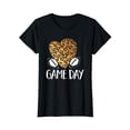 thumbnail image 1 of Leopard Heart Game Day T-Shirt for Football Moms - Stylish and Fun Game Day Apparel, 1 of 5