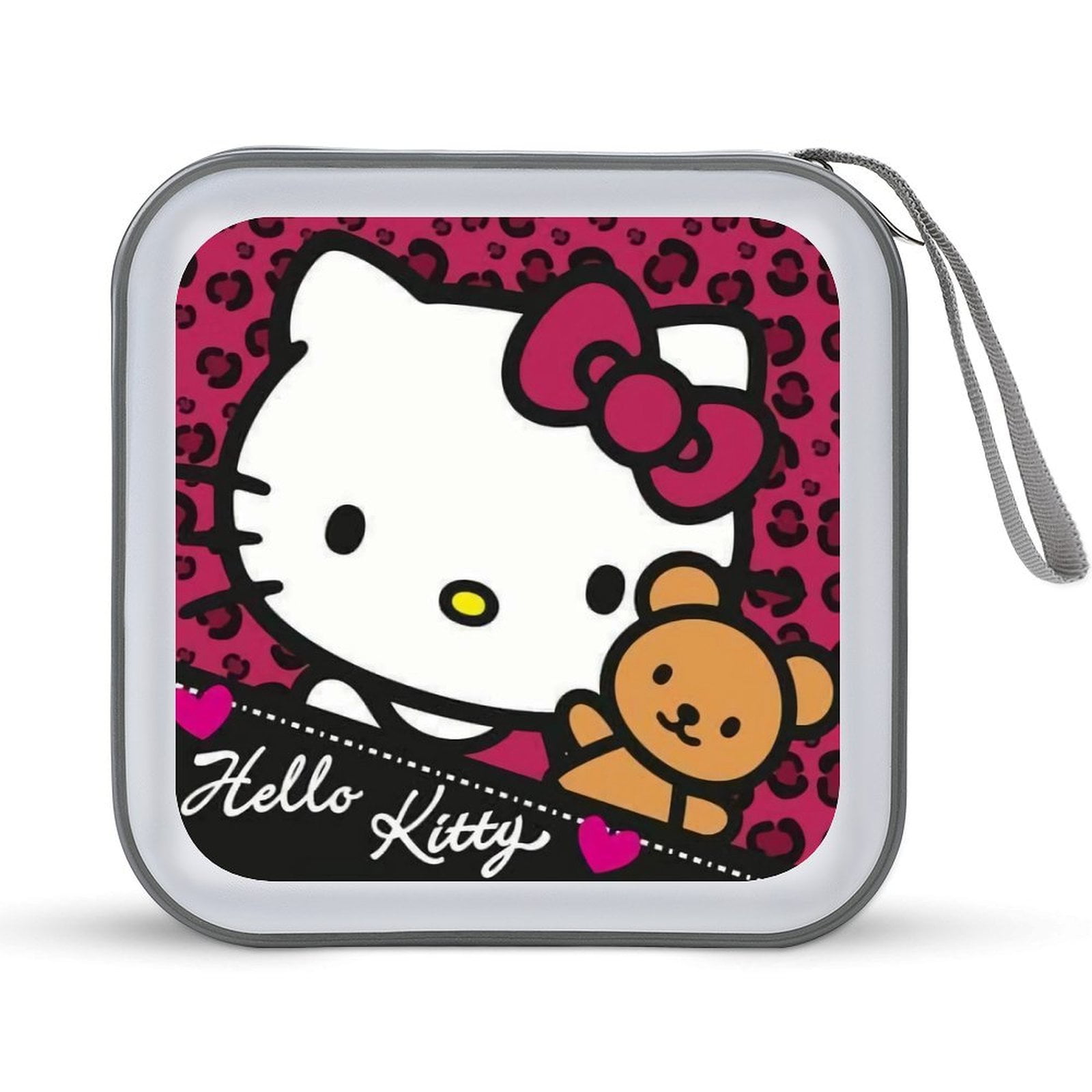 Leopard Hello Kitty584 40 Capacity CD Cases, Large DVD/VCD Storage