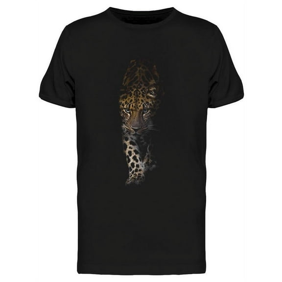 Leopard In The Night T-Shirt Men -Image by Shutterstock, Male Small