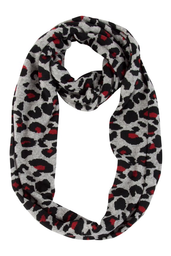 Leopard Infinity Loop Scarf