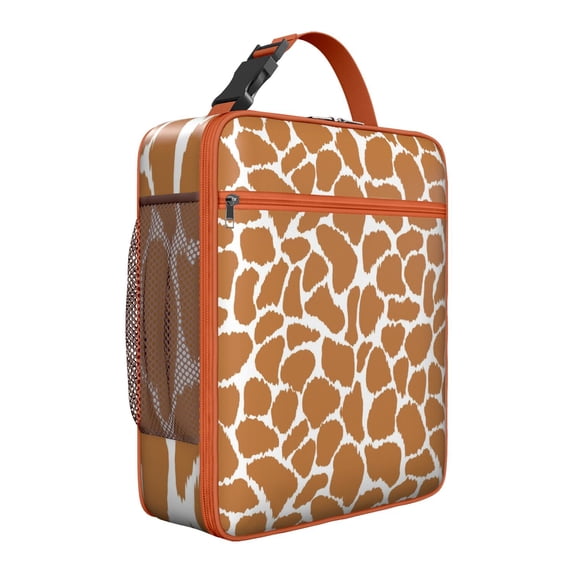 Leopard Insulated Lunch Box Teen Reusable Lunch Tote Bag Fit Most Bento Boxes Portable Lunch Bag Office Hiking