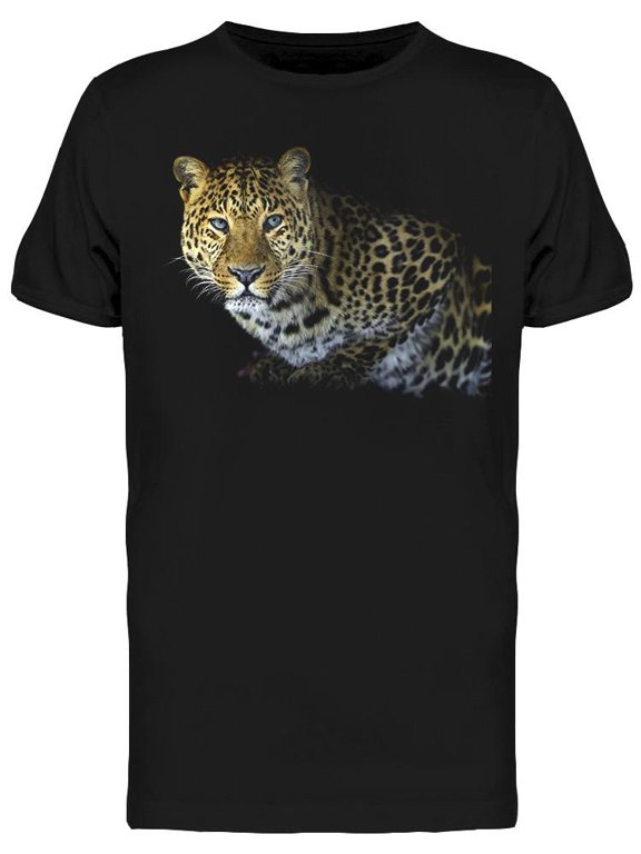 Leopard Looking At Front T-Shirt Men -Image by Shutterstock, Male x-Large