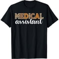 thumbnail image 1 of Leopard Medical Assistant Shirts, Happy Autumn Fall Season T-Shirt, 1 of 4
