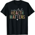 thumbnail image 1 of Leopard Mental Health Matters Human Brain Illness Awareness T-Shirt, 1 of 4