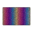 thumbnail image 1 of Leopard Neon Rainbow Gradient Shaggy Area Rug, Rugs for Living Room Bedroom Non Slip Door Mat Indoor Carpet Machine Washable Nursery Home Decor Floor Mats for Entryway 60x39in-#, 1 of 5