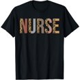 thumbnail image 1 of Leopard Nurse Appreciation Nurse Apparel For Women For Work T-Shirt, 1 of 3