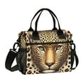 thumbnail image 1 of Leopard Of Face Cooler Bag Lunch Bag Soft Cooler Cooling Tote Insulated Lunch Box for Adult Men Women, 1 of 6
