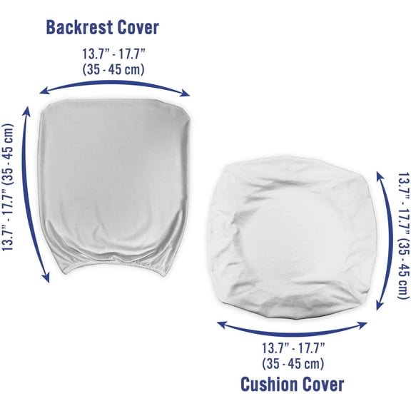 Leopard Office Chair Slipcover, Beige and Brown Wildlife Print, Stretchable Decorative Cover, Standard Size,