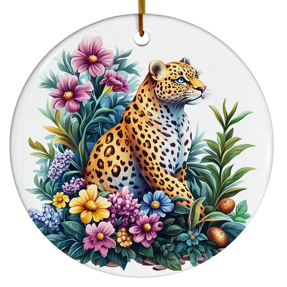 Leopard Ornament, Christmas Ornaments 2025, Gift for Leopard Lovers, Gift for Pet Lovers, Gift for Christmas, Christmas Decorations