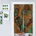 thumbnail image 1 of Leopard Paisley Vibrant Textile Door Curtain Nordic Living Room DoorCurtain Porch Partition Curtain Kitchen Rative Half Curtain, 1 of 4