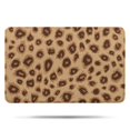 thumbnail image 1 of Leopard Pattern Bathroom Rugs Mat,Non Slip Microfiber Bathroom Rug,Rubber Backing,Soft Bathroom Mats for Bathroom Floor,Tub and Shower,17x27in(43x68cm), 1 of 5